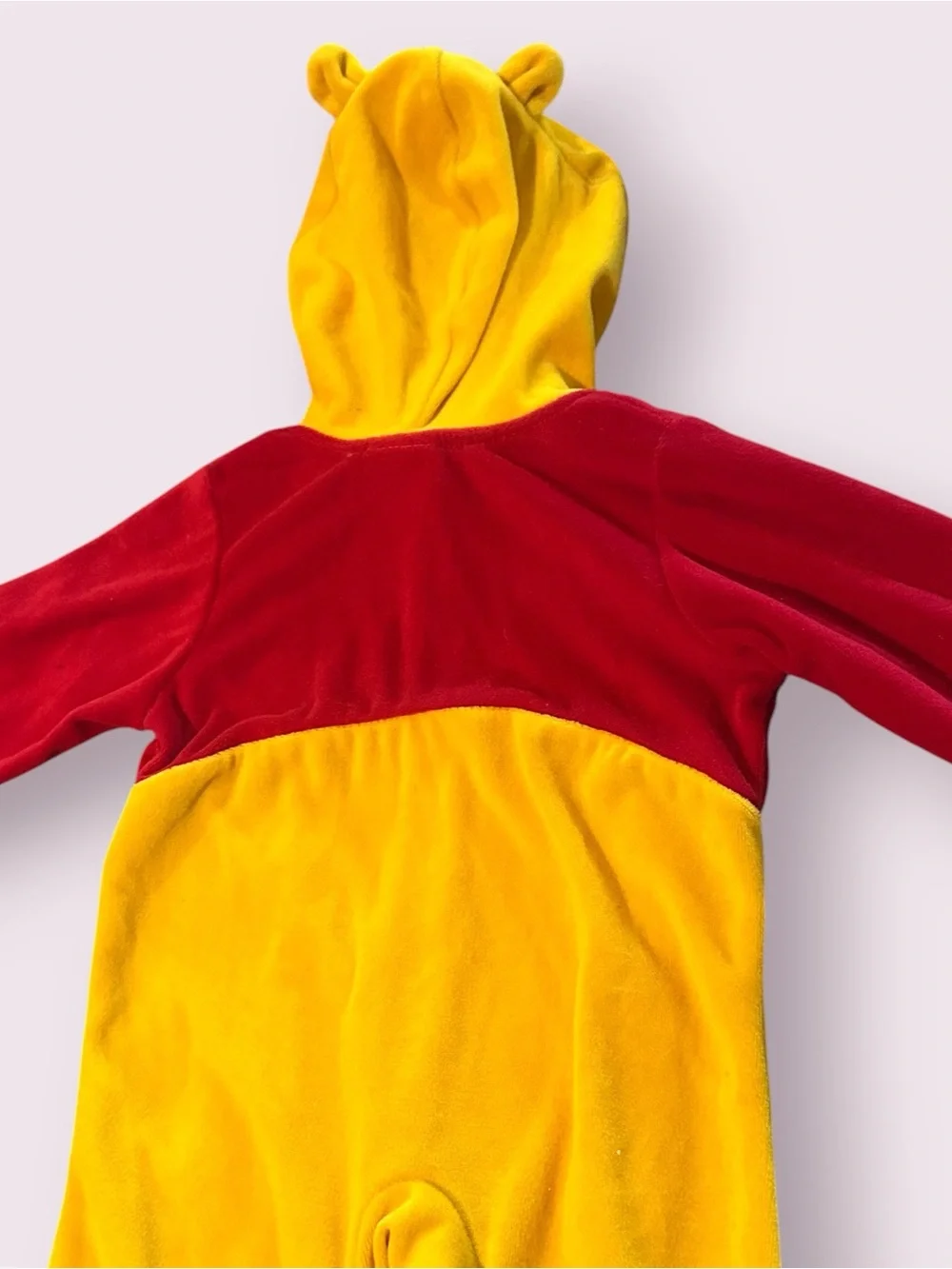 Disney Winnie The Pooh Baby One Piece Outfit With Hood Size 12-18 Months